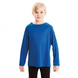 Camiseta de Disfarces Azul Criança para Carnaval Infantil