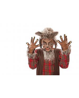 Luvas lobo infantil  Acessórios para disfarces de Carnaval ou Halloween