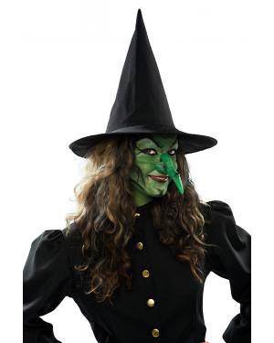 Nariz de bruxa verde Acessórios para disfarces de Carnaval ou Halloween