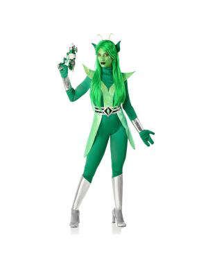 Fato de Alien Verde para Mulher para Carnaval