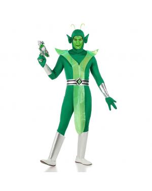 Fato de Alien Verde para Homem para Carnaval