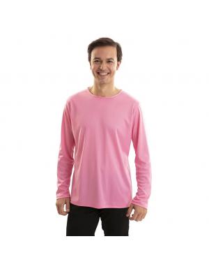Camiseta de Disfarces Rosa para Carnaval Adulto