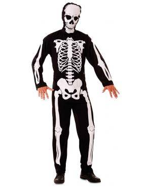 Fato de Esqueleto Adulto para Carnaval