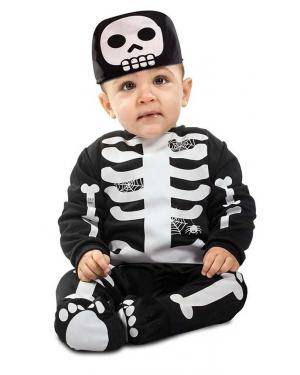 Fato de Esqueleto Bebé para Carnaval