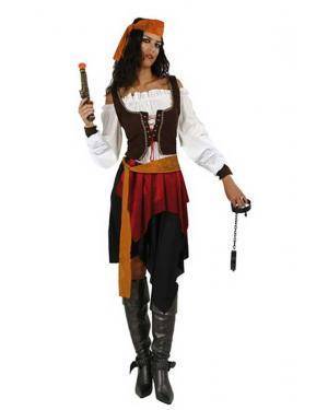 Fato de Pirata Adulta para Carnaval o Halloween | A Casa do Carnaval.pt