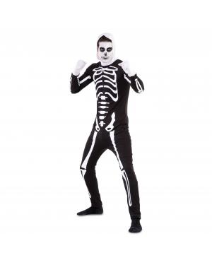 Fato Esqueleto para Halloween Adulto