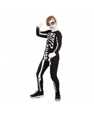 Fato Esqueleto Criança para Halloween Infantil