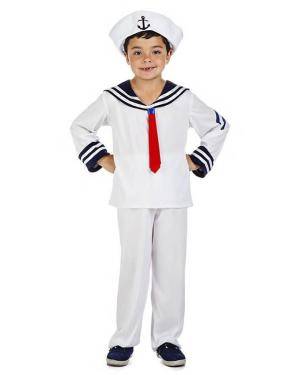 Fato Marinheiro Branco 3-4 Anos para Carnaval