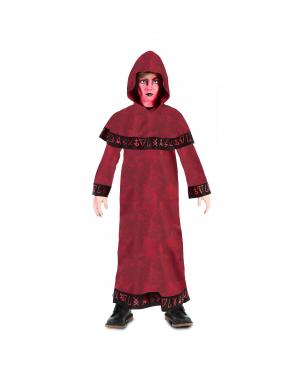 Fato Mestre Satânico Menino para Halloween Infantil