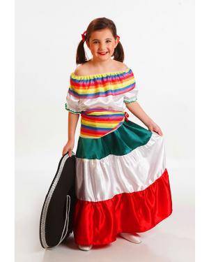 Fato Mexicana Criança Tamanho 1 a 3 Anos para Carnaval o Halloween 91980 | A Casa do Carnaval.pt