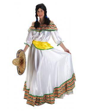 Fato Mexicana de Luxe Tamanho M/L para Carnaval o Halloween 91676 | A Casa do Carnaval.pt
