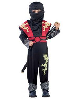 Fato Ninja Dragão Menino 70619, Loja de Fatos Carnaval acasadocarnaval.pt, Disfarces, Acessórios de Carnaval, Mascaras, Perucas, Chapeus e Fantasias
