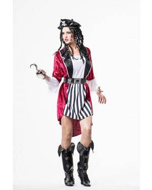 Fato Pirata Mulher Tamanho M/L para Carnaval o Halloween 92194 | A Casa do Carnaval.pt