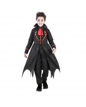 Fato Vampiro Menino para Halloween Infantil