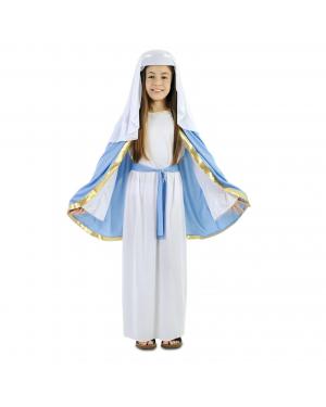 Fato Virgem Maria Menina para Natal Infantil