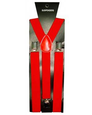 Suspensórios Elásticos Vermelhos 2 5X100cm 